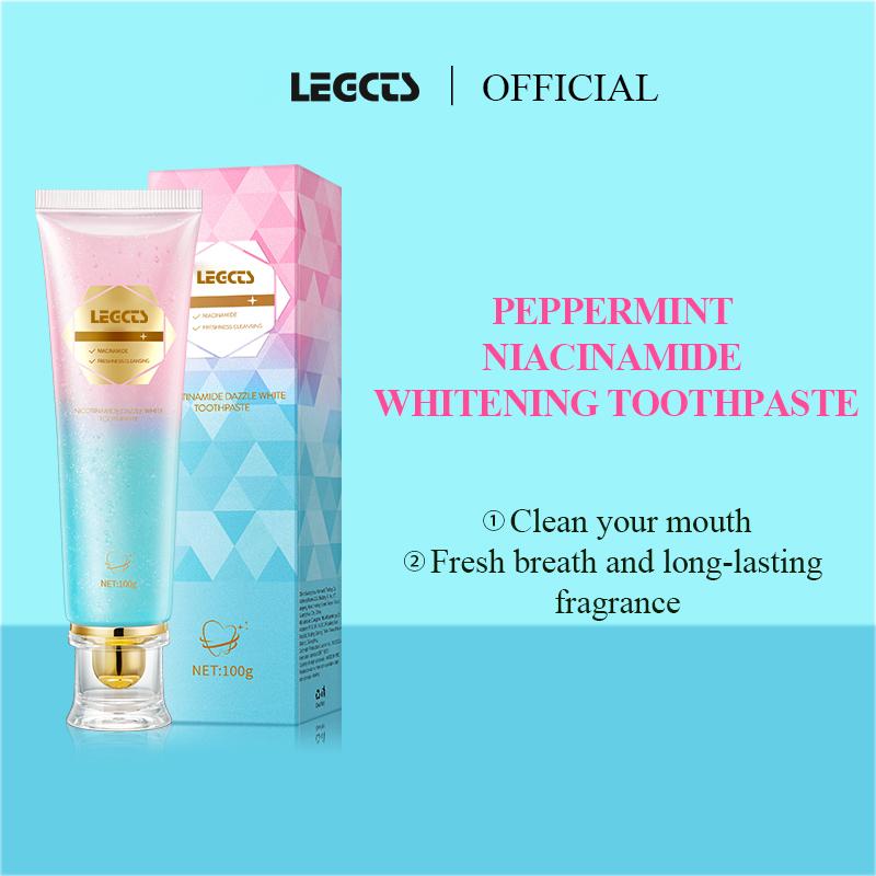 Niacinamide Whitening Toothpaste, Nicotinamide Toothpaste,Fresh Breath Toothpaste, Remove Tooth Stains Oral Coffee Daily Evening