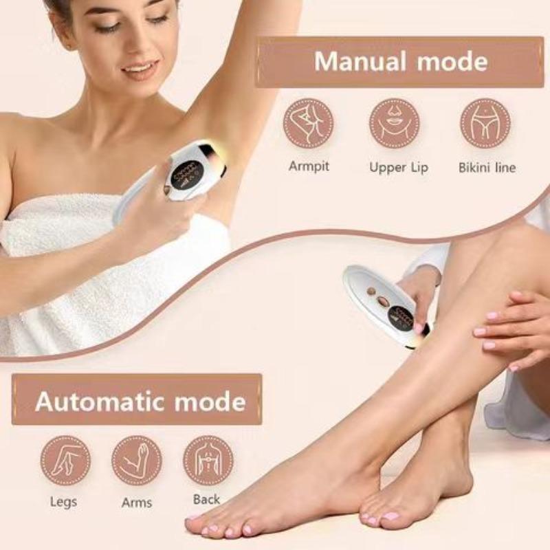 Portable Handheld Hair Removal Machine, 1 Count USB Rechargeable Painless Strong Pulse Hair Removal Instrument, Personal Care Appliances for Home Use, Christmas