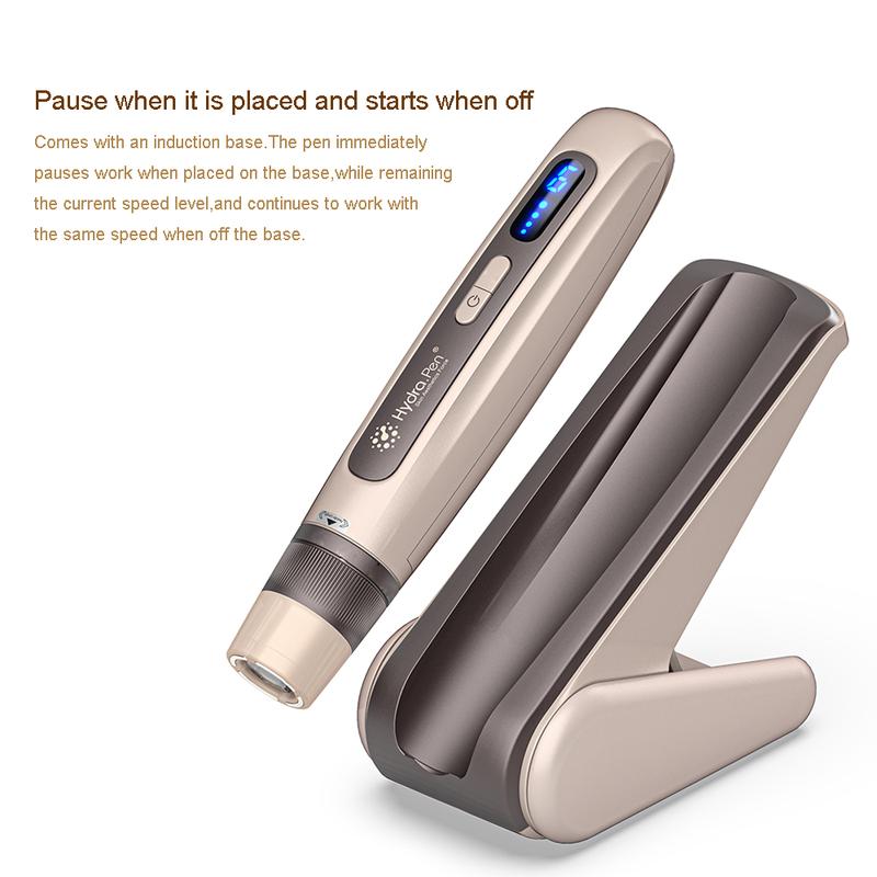 New arrival hydra series dr Pen hydra. Pen H5 Professional Wireless Electric Derma Pen With 12pcs Round Nano Cartridges, Adjustable Liquid Output, Leakproof Design, Skin Care Beauty Tool For Serum Needle length 0.1mm