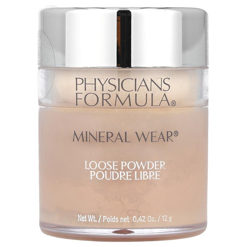 Physicians Formula Mineral Wear, Loose Powder, PF10950 Medium Beige, 0.42 oz (12 g)