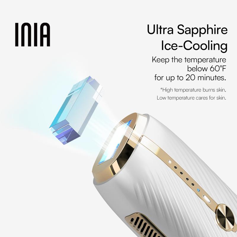 [Cyber Monday Exclusive] INIA HAUTE Double-Pulse IPL Laser Hair Removal Device, FDA Cleared, 2-Year Warranty, Perfect Gift Season Pick