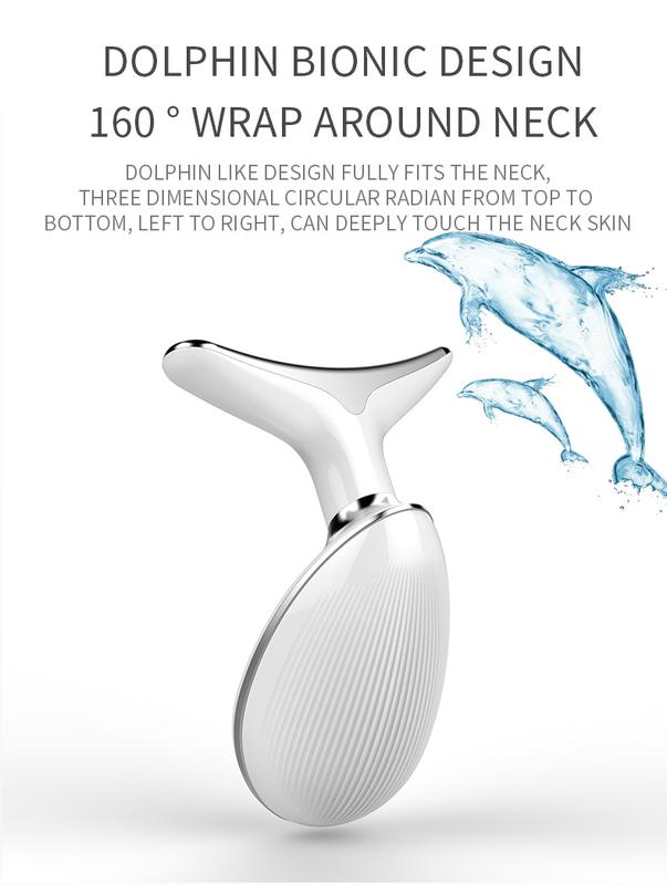 Facial & Neck Massager,Skincare Product with Vibration and Heating, Massager Suitable for Facial, Neck, and Leg, Beauty Device, Gift for Women and Men,Trending Products,Beauty instrument