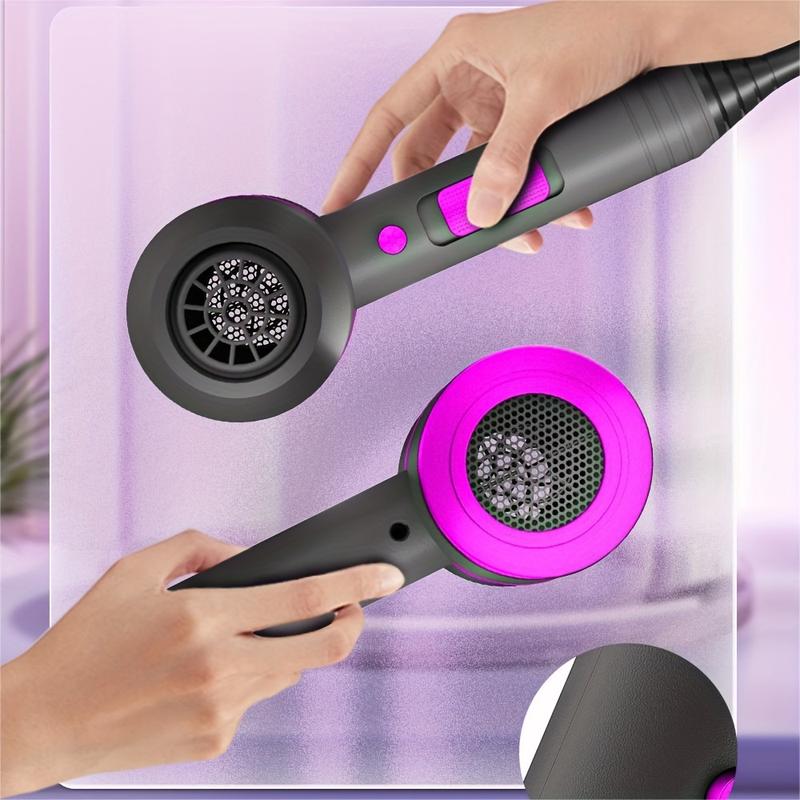 Dryer Professional Ionic HairDryer Low Noise with 2 Concentrator Nozzle 1 Diffuser Attachments,Travel Hair Dryer