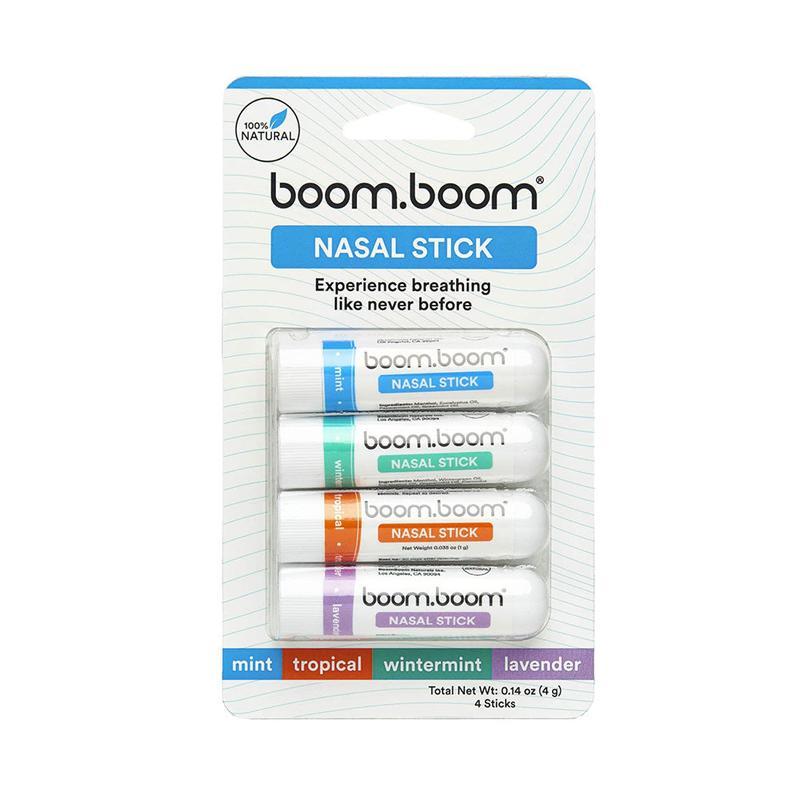 3X Nasal Comfort Cleansing boom boom nasal boost focus multi-flavor combo pack nasal breathe vapor stick