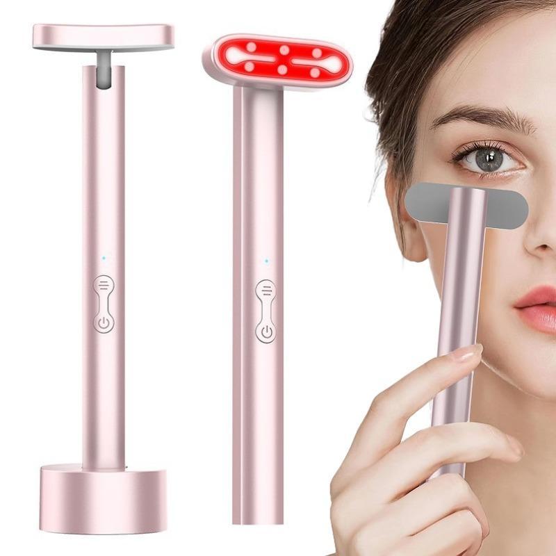 Portable Electric Facial Massage Stick, 7 Modes Massage Machine, Professional Facial Beauty Instrument for Women