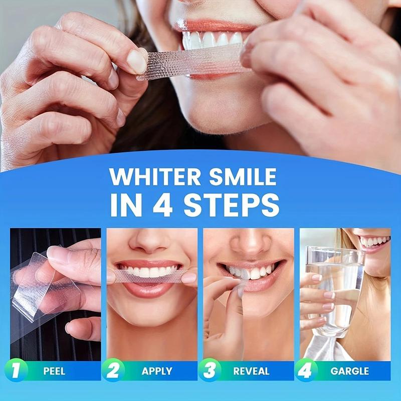 Teeth Brightening Strips, 10 Pairs 20 Pairs Teeth Care Strips, Oral Care Strips for Smoking, Coffee, Soda & Wine Stains, Teeth Care Products