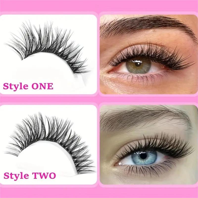 Mixed Length Individual False Eyelashes, 220pcs Self Grafting Eyelash Extensions, Eye Makeup Enhancement False Eyelashes for Women and Beginner