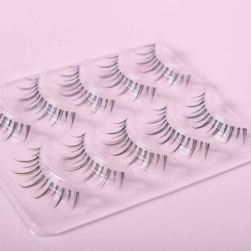 Peach Clear Band Manhua Lash Pack Eyelashes Makeup