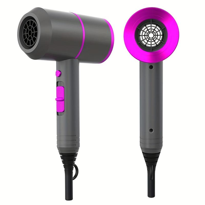 Dryer Professional Ionic HairDryer Low Noise with 2 Concentrator Nozzle 1 Diffuser Attachments,Travel Hair Dryer