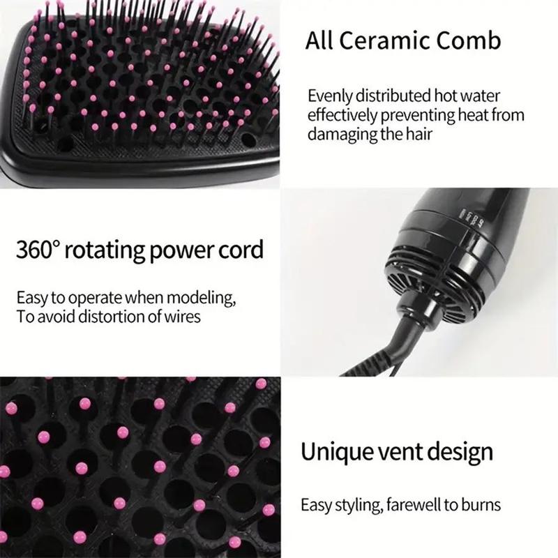 Comfort Comb Design Multifunctional Hair Brush Dryer, Fast Drying Hair Styling Tool, Hairdressing Comb Hot Air Brush, Trending Products, Makeup Products, Back To School, Christmas Fall Gifts, Winter Gift, Hair Transformation Before and After