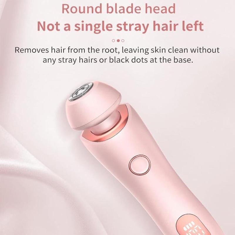 2 in 1 Electric Shaver, 1 Box Rechargeable Electric Hair Remover with Accessories, Body Hair Trimmer for Legs, Arms, Body, Underarm Hair Trimmer