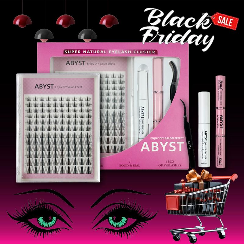 ABYST Fairy | Manga C Curl Wet Look DIY Lashes Extension Kit and Lash Clusters 8-16mm | Bond Seal and Remover Eyelash Makeup Eyelashes Cosmetic | Anime Style Lashes Lash Extensions Eyelashes Extensions Tweezer Eyelash Extensions Eyelash Extension