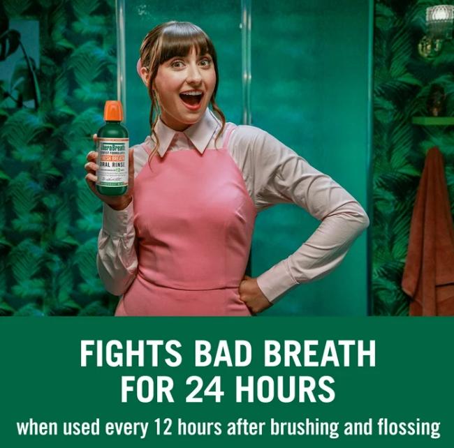 TheraBreath Fresh Breath Mouthwash, Rainforest Mint, Alcohol-Free Mouthwash for Adults, 16 fl oz-therabreath fresh breath mouthwash Oral Restore