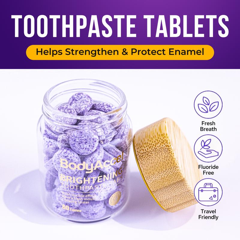 Toothpaste Tablets Oral Care Convenient and Easy To Carry for Travel Use, Teeth Deep Cleaning