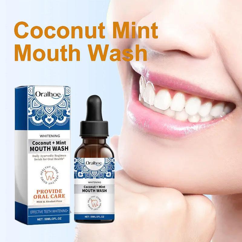 Coconut mint mouthwash, fresh breath, clean mouth, suitable for fresh breath after meals, before dates Oral