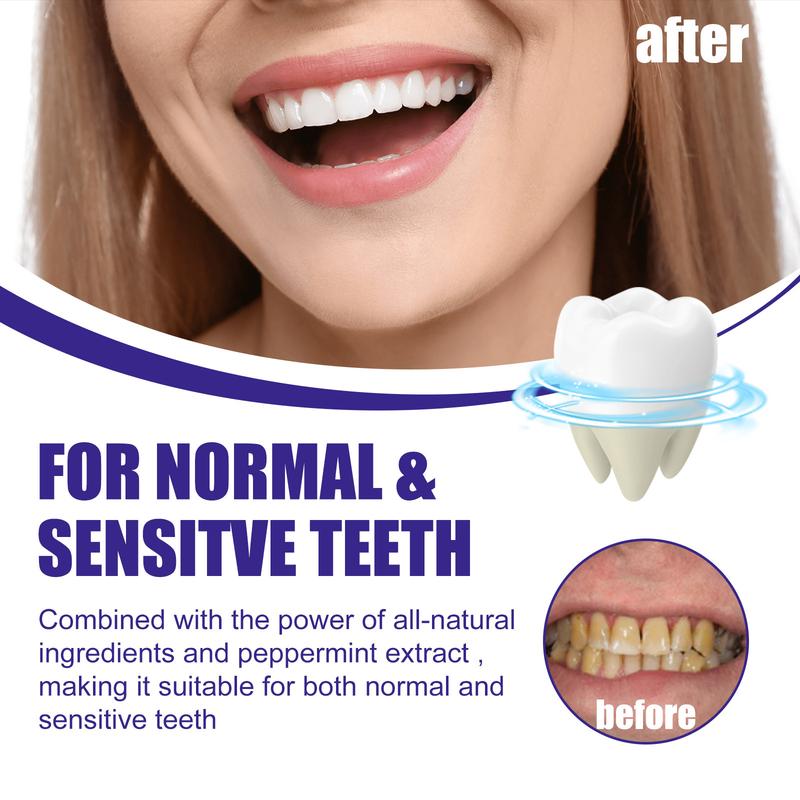 Teeth Whitening Powder,Tooth Paste Powder-Keep Teeth Purely White Teeth Whitening Powder Stain Remover and Polisher Instant Oral Health Management, Fresh Breath