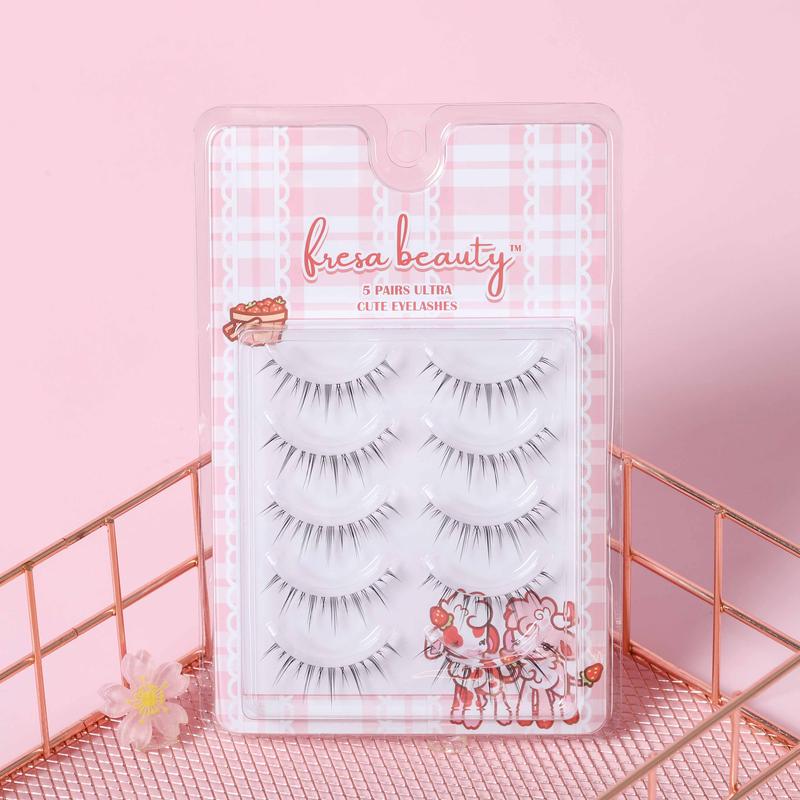 Peach Clear Band Manhua Lash Pack Eyelashes Makeup