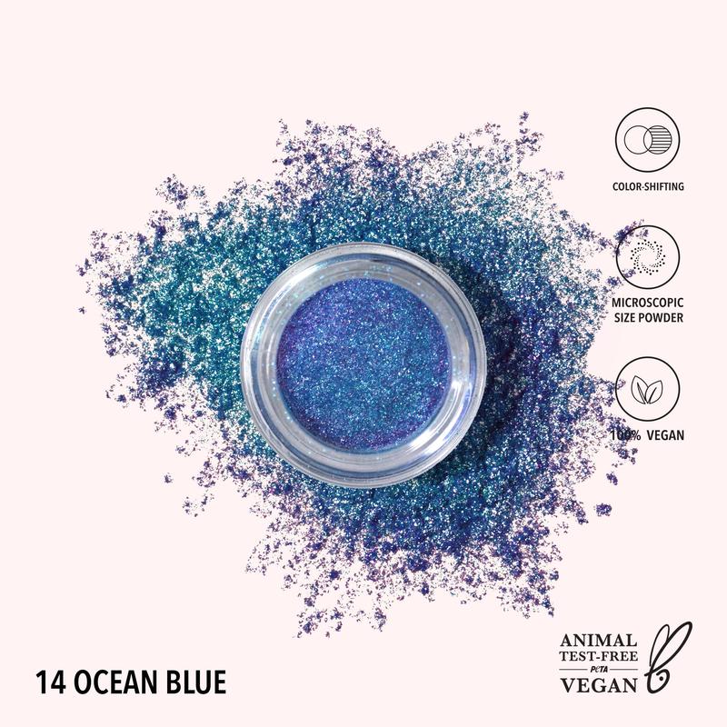 Starstruck Chrome Loose Powder (014, Ocean Blue) Eyeshadow Makeup