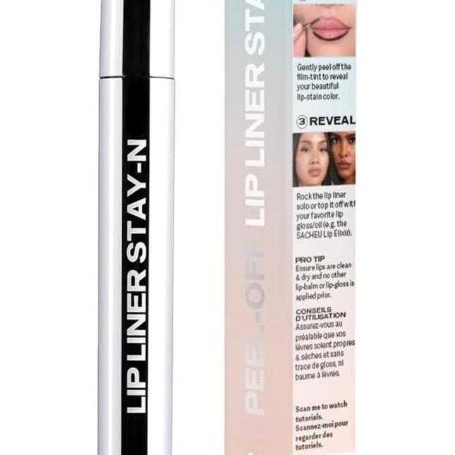 LIP LINER STAY-N - Peel-Off Lip Liner Stain - Lasts All Day & Night Eyeliner Lipliner