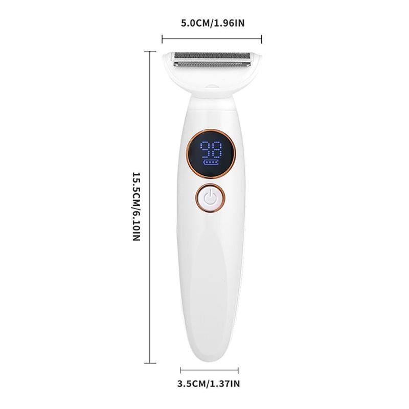 5 in 1 Electric Shaver and Razor for Women, IPX7 Waterproof Portable Hair Removal Machine, Cordless Hair Trimmer, Body and Facial Epilator, Painless Trimming of Pubic Hair, Face