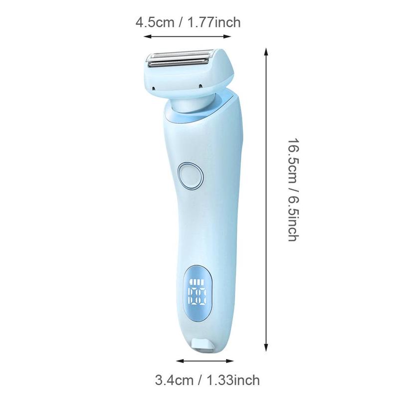 Electric Shaver for Women, 1 Set Wet & Dry Portable Body Hair Trimmer, Lady Hair Remover, Women's Electric Razor for Legs Underarm Face Bikini Line, Christmas Gift