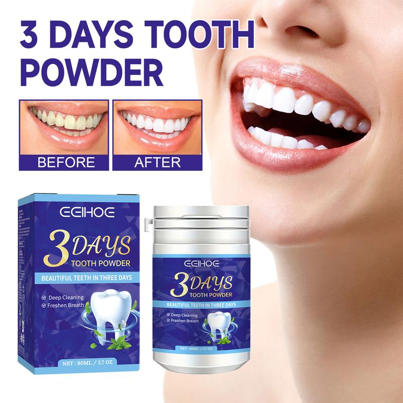 Teeth Whitening Powder,Tooth Paste Powder-Keep Teeth Purely White Teeth Whitening Powder Stain Remover and Polisher Instant Oral Health Management, Fresh Breath