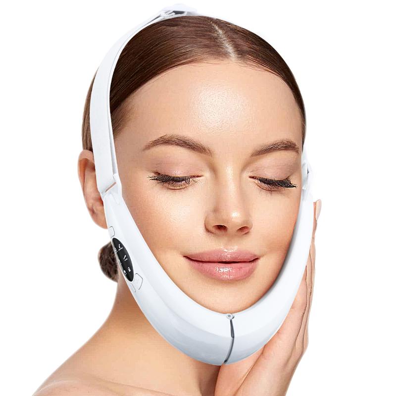 V-Line Up Face Lifting Belt 5 Modes Face Slimming Vibration V Face Massager  Facial Beauty Instrument