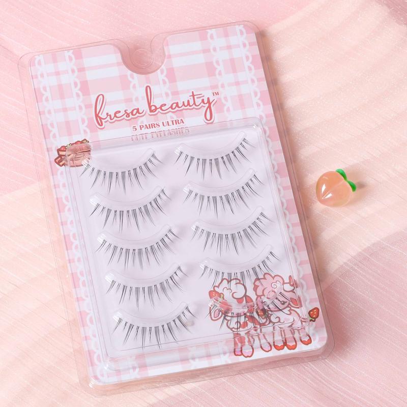 Peach Clear Band Manhua Lash Pack Eyelashes Makeup