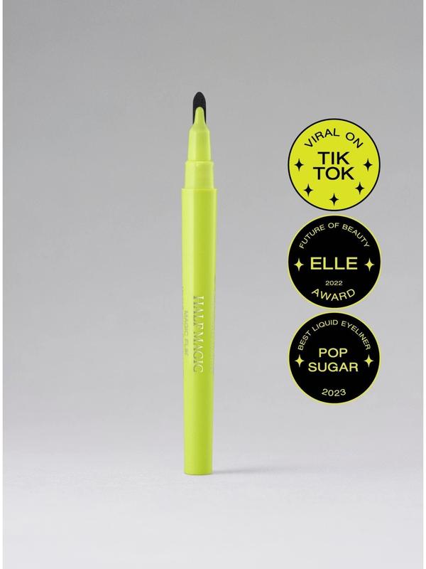 MAGIC FLIK | Calligraphy Liquid Eyeliner Pen for Effortless One-Flick Wings - HALF MAGIC Eyeliner Lipliner Eyeliner Lipliner