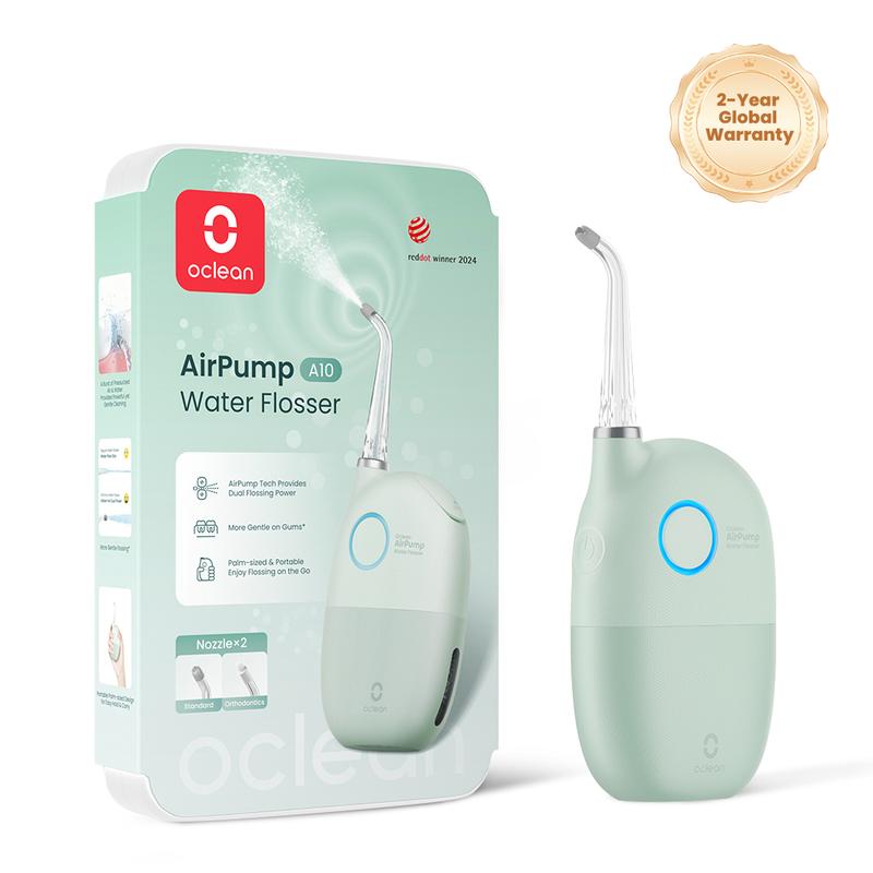 [BF CM Deals] Oclean A10 Water Flosser Palm-sized, Nozzle Oral Dual Flossing Power with AirPump Tech,Best for Braces,Storage Waterproof