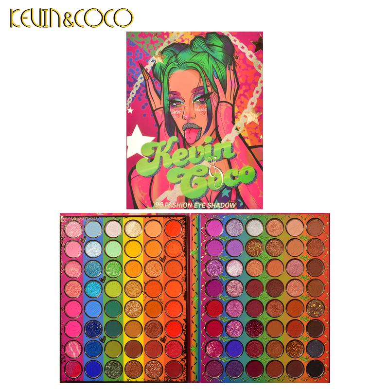 KEVIN&COCO 96-Color Modern Girl Eyeshadow Palette - Smooth Application & Long-Lasting Color creatist  palette