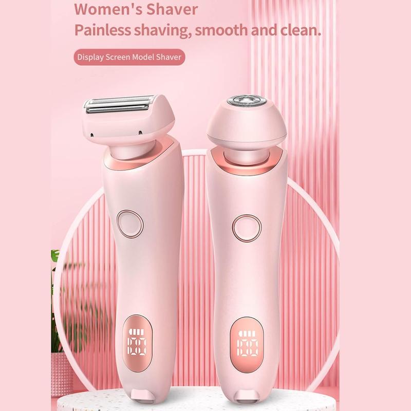 2 in 1 Electric Shaver Razors for Women,  Mermaid Shaver,Waterproof Wet Dry Portable Body Hair Trimmer,smooth,daily,stainless steel, Gentle Sensitive