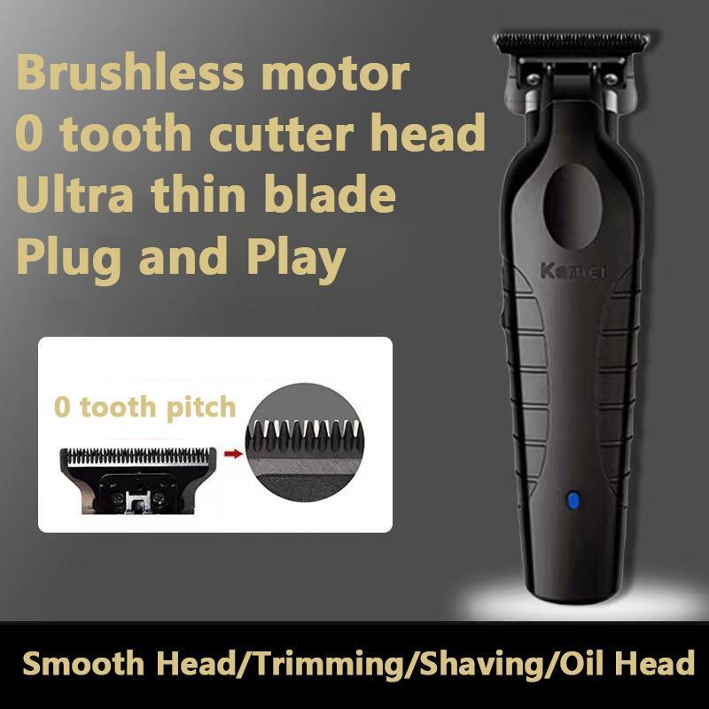 Professional Hair Trimmer, 1 Box Wireless Hair Clipper with Guide Comb & Cleaning Brush & USB Charging Cable, Multifunctional Hair Shaver for Men