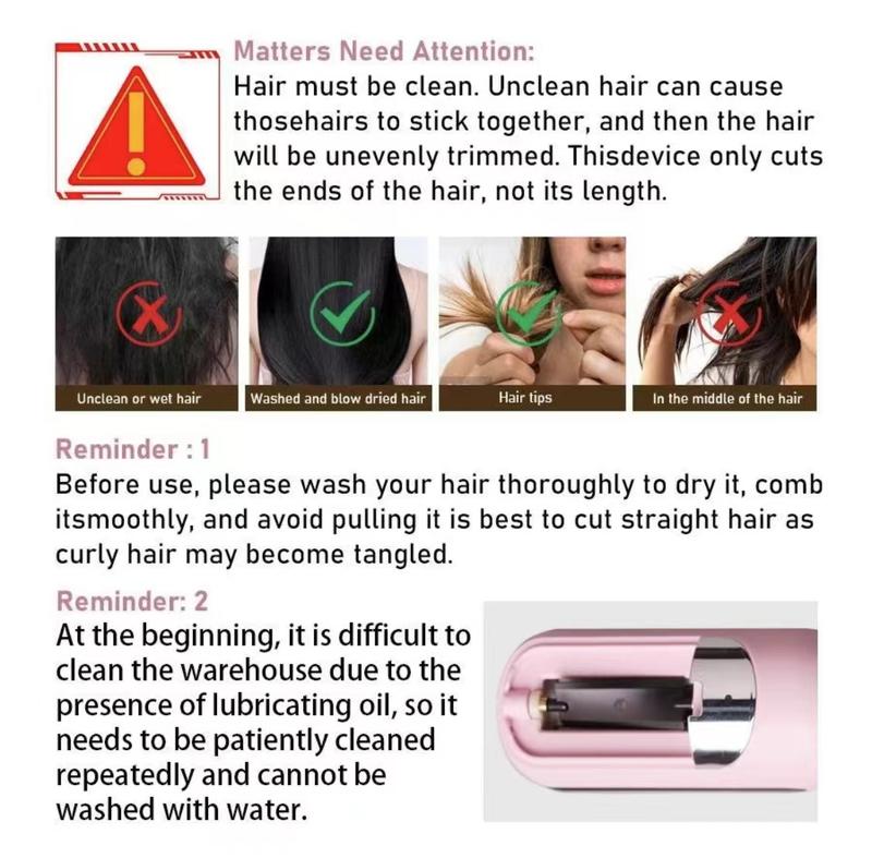 Trimmer partner, for trimming hair ends, electric hair clipper - cordless, rechargeable, durable, adjustable cutting length - perfect for home and professional use, comfortable and smooth