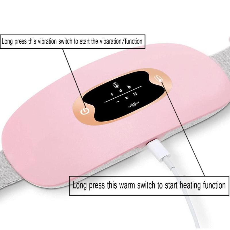 Menstrual Heating Pad, Multifunctional Cycle Heating Pads for Woman, Hot Massage Stomach Heating Waist Belt, Body Care Machine