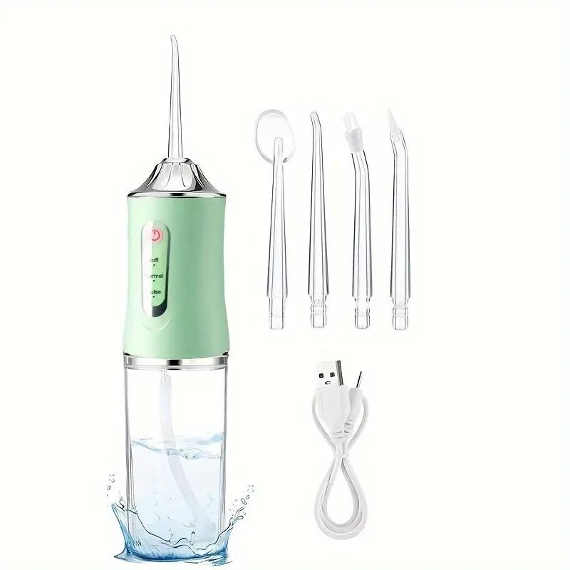 Rechargeable Portable Water Flosser with Ergonomic Handle - Deep Cleaning, Multiple Modes for Fresh Breath & Oral Care at Home Christmas present