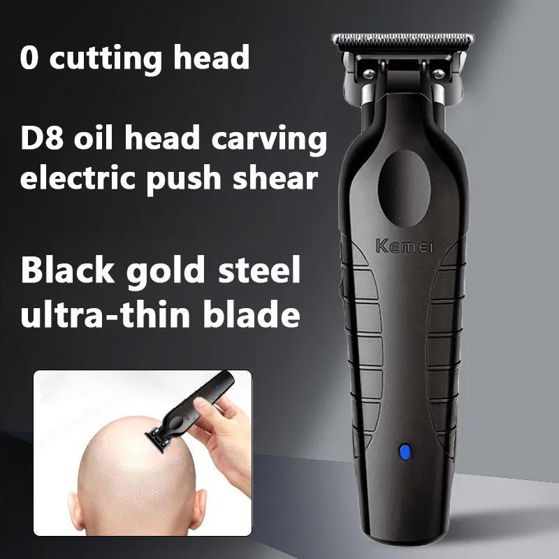 Professional Hair Trimmer, 1 Box Wireless Hair Clipper with Guide Comb & Cleaning Brush & USB Charging Cable, Multifunctional Hair Shaver for Men