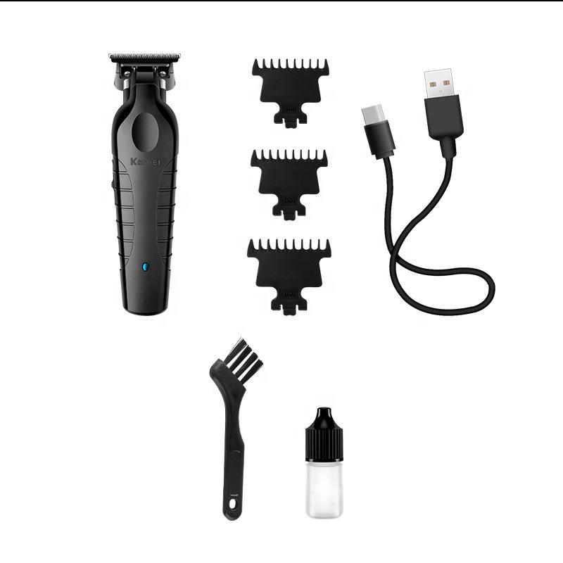 Professional Hair Trimmer, 1 Box Wireless Hair Clipper with Guide Comb & Cleaning Brush & USB Charging Cable, Multifunctional Hair Shaver for Men