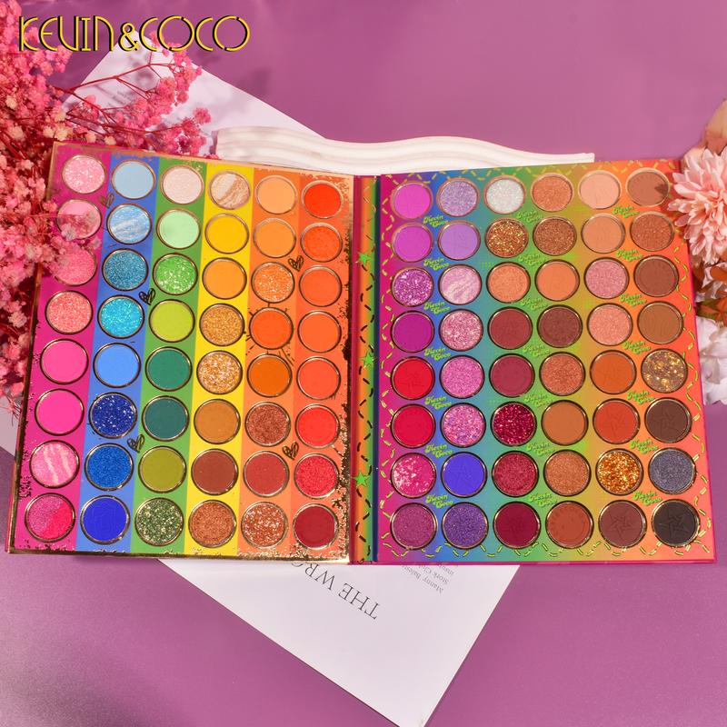 KEVIN&COCO 96-Color Modern Girl Eyeshadow Palette - Smooth Application & Long-Lasting Color creatist  palette