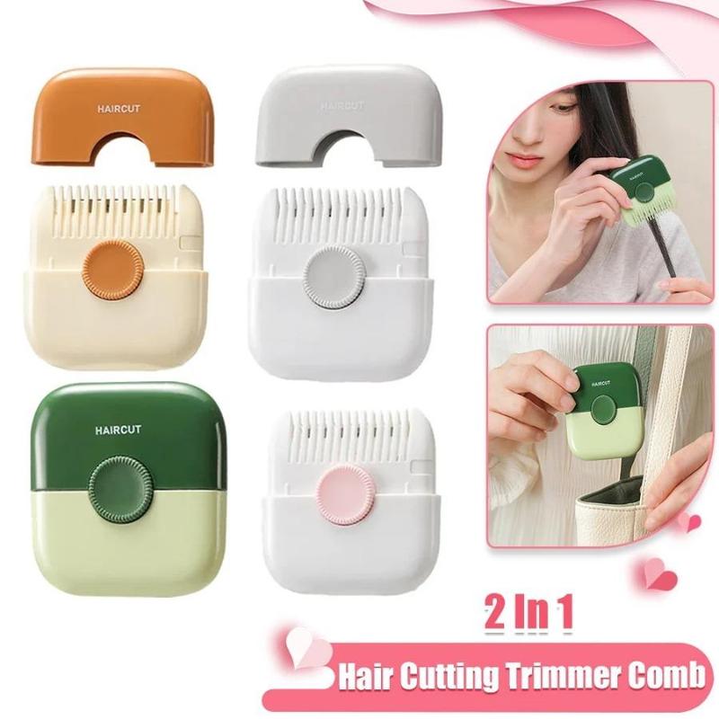 2 in 1 Hair Trimmer & Comb, Portable Hair Clipper, Multifunctional Hair Trimming Comb for Thin & Thick Hair, Hair Styling Tool for Women