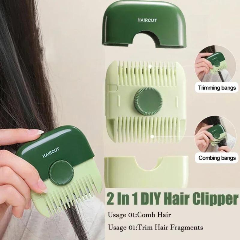 2 in 1 Hair Trimmer & Comb, Portable Hair Clipper, Multifunctional Hair Trimming Comb for Thin & Thick Hair, Hair Styling Tool for Women