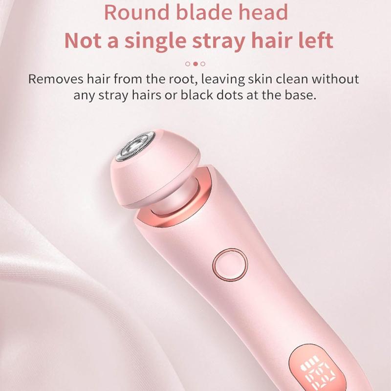 2 in 1 Electric Shaver Razors for Women,  Mermaid Shaver,Waterproof Wet Dry Portable Body Hair Trimmer,smooth,daily,stainless steel, Gentle Sensitive