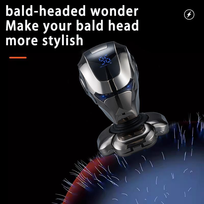 9-Head 5-in-1 Electric Shaver – Smooth, Wet & Dry Use for Face, Head & Body Comfort