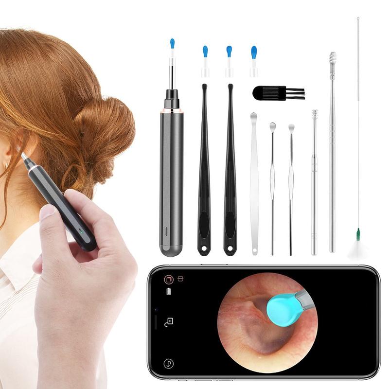 Wireless Wifi Smart Otoscope Earwax Removal Tool Ear Endoscope With Led Light Visual Ear Scope For Adults And Children