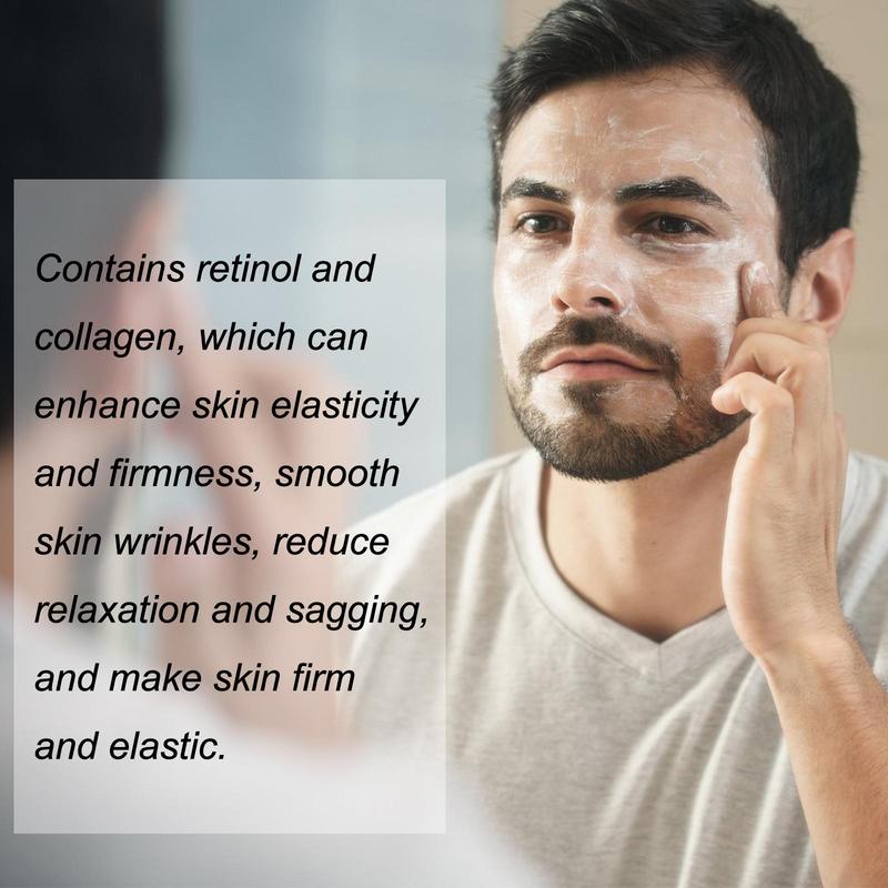 Collagen Moisturizing Facial Massage Cream, 1 Count Hydrating Face Cream, Face Lotion for Men, Skin Care Product for Men