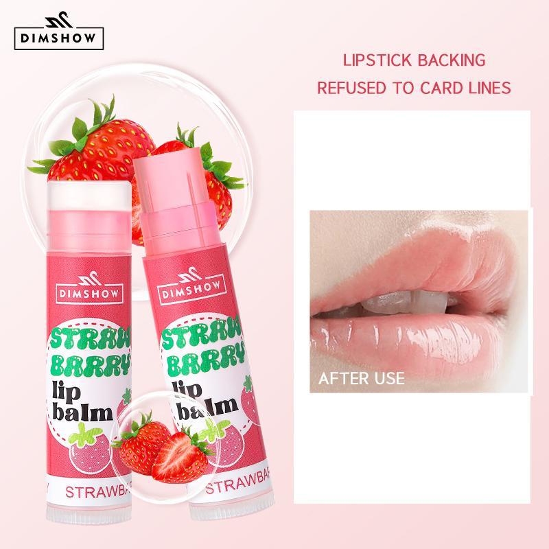 Moisturizing Fruit Flavor Lip Balm Set, 6 Counts set Hydrating Lip Moisturizer, Plumping Lipstick for Lip Makeup, Girls and Women Makeup Accessories