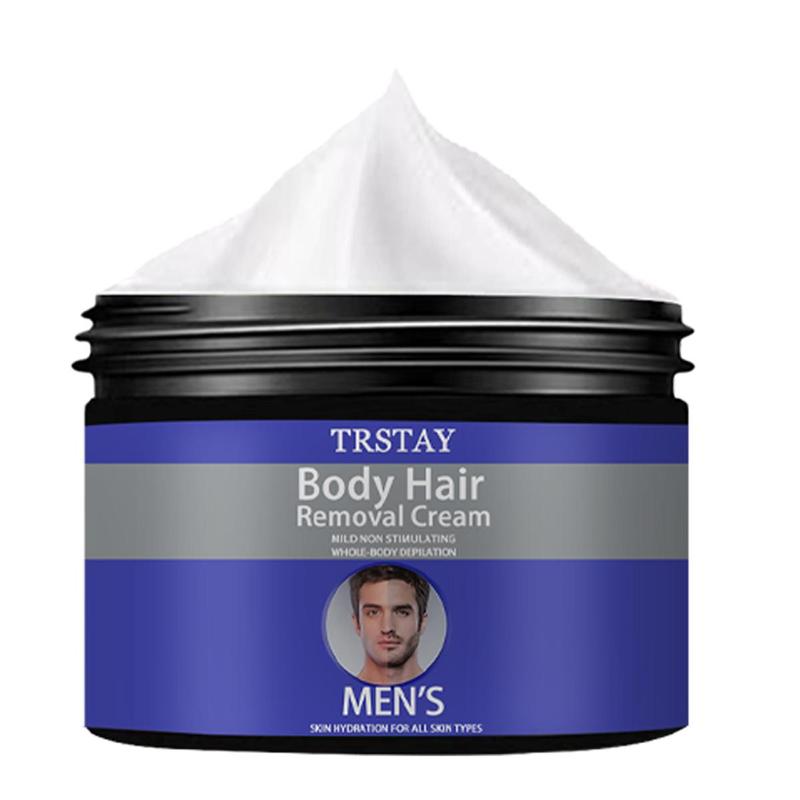 Men's Collagen Facial Cream for Removes Hair, Retinol Moisturizing Face Cream, Vitamin E Hydrating Face Cream, Gentle Face Moisturizer for Men