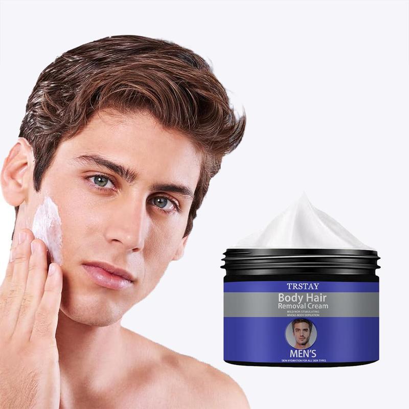 Men's Collagen Facial Cream for Removes Hair, Retinol Moisturizing Face Cream, Vitamin E Hydrating Face Cream, Gentle Face Moisturizer for Men