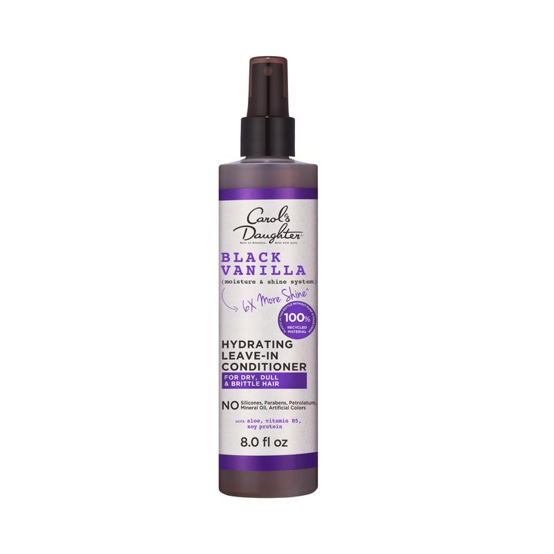 Carol's Daughter Black Vanilla Leave In Conditioner for Curly, Wavy or Na Hair, Moisturizing Hair Care for Dry, Dull or Brittle Hair, 8 Fl Oz