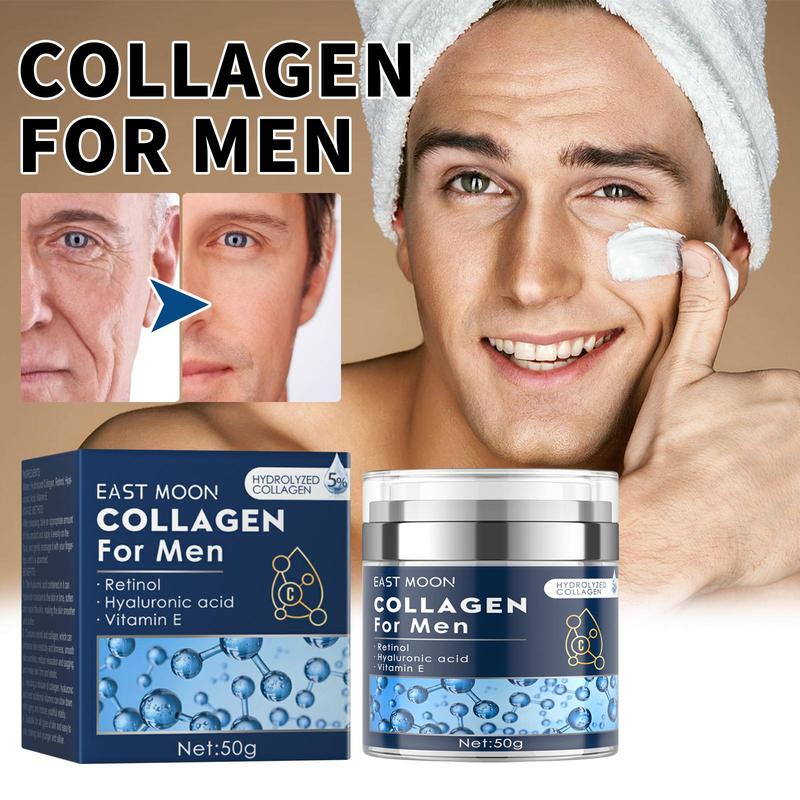 Collagen Moisturizing Facial Massage Cream, 1 Count Hydrating Face Cream, Face Lotion for Men, Skin Care Product for Men